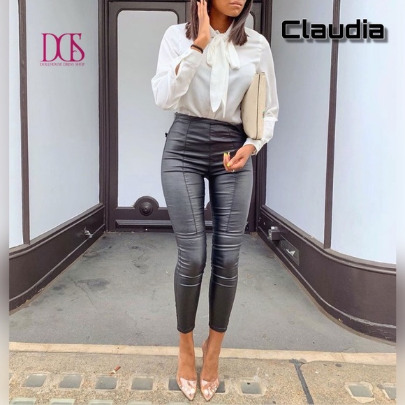 Dollhouse Dress Shop Tops - Just In! Claudia - Pussycat Bow Long Sleeve Top